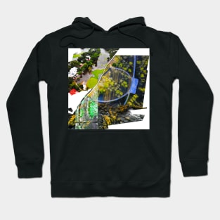 big wetland city urban collage photo art ecopop in nature landscape Hoodie